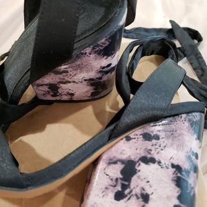 Asos design Hazy knotted heeled sandals